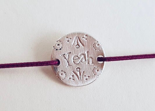 Handgearbeitetes Armband "Yeah" I Goldwerk-Schliersee - Goldwerk Schliersee
