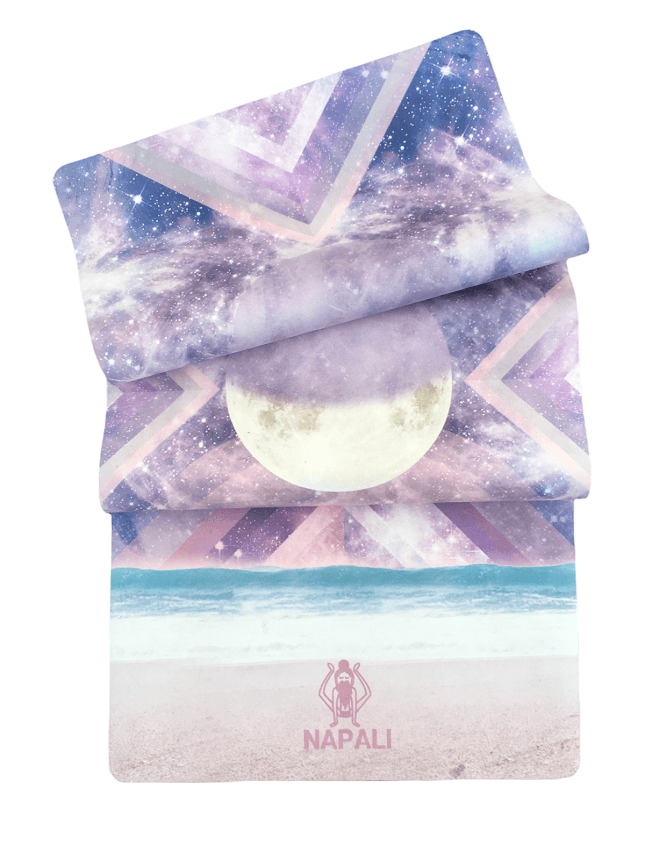 Microfaser Yogamatte Cosmic Moon I Goldwerk-Schliersee - Goldwerk Schliersee